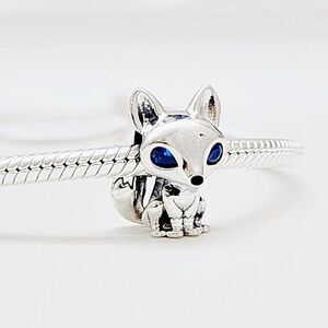 Pandora Blue-Eyed Fox Charm